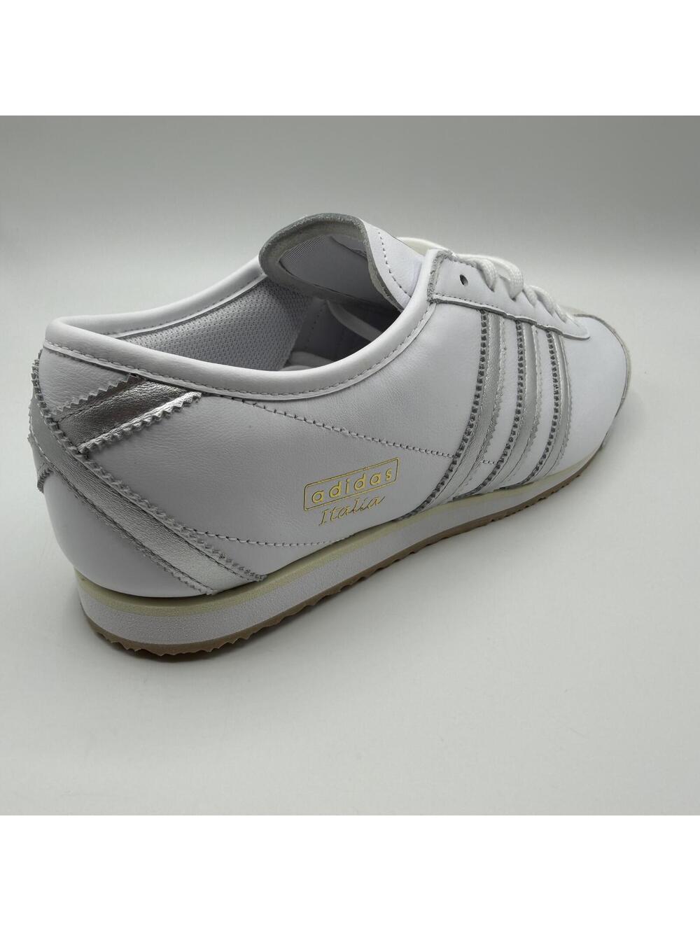 adidas Originals Italia 70s White Silver Metallic JQ9070 Women Size 10 - Picture 13 of 16